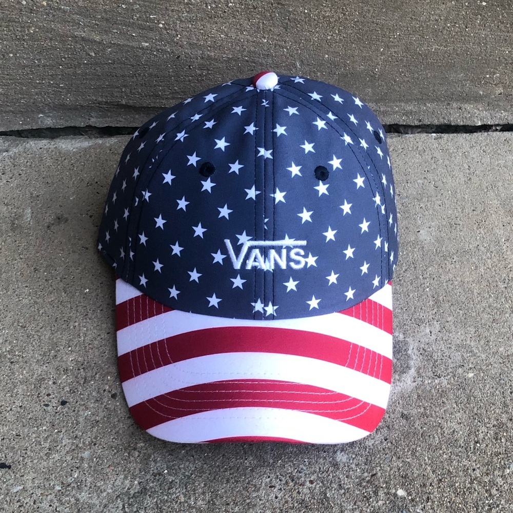 🇺🇸 Limited Vans American Flag Court Print Hat - Picture 3 of 6